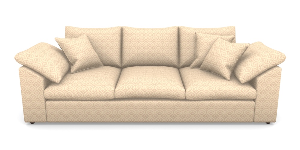 Product photograph of Big Softie Sloped Arm Sloped Arm 4 Seater Sofa In Cloth 18 - Tile - Rose from Sofas and Stuff Limited