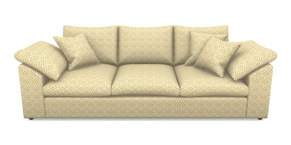 Product photograph of Big Softie Sloped Arm Sloped Arm 4 Seater Sofa In Cloth 18 - Tile - Summer from Sofas and Stuff Limited