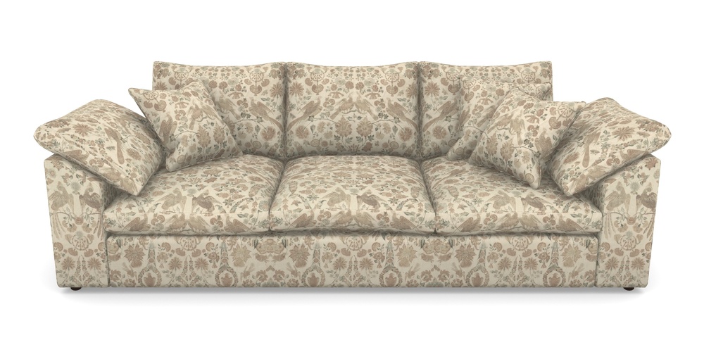 Product photograph of Big Softie Sloped Arm Sloped Arm 4 Seater Sofa In V A Brompton Collection - Coromandel - Assam Tea from Sofas and Stuff Limited