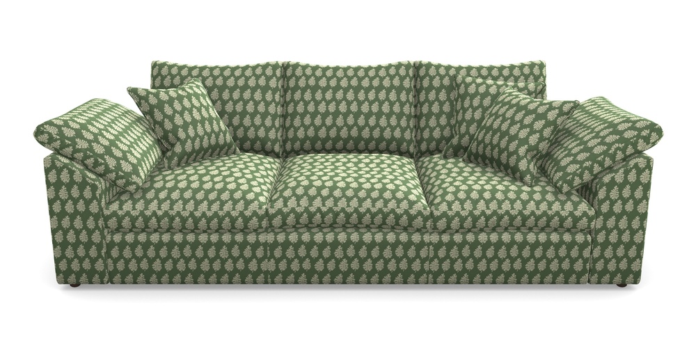 Product photograph of Big Softie Sloped Arm Sloped Arm 4 Seater Sofa In Cloth 21 - Oak Leaf - Forest from Sofas and Stuff Limited