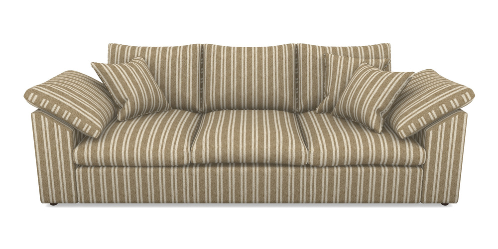 Product photograph of Big Softie Sloped Arm Sloped Arm 4 Seater Sofa In Cloth 22 - Barcode - Fallen Leaf from Sofas and Stuff Limited