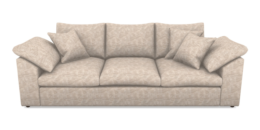 Product photograph of Big Softie Sloped Arm Sloped Arm 4 Seater Sofa In Cloth 20 - Design 4 - Natural Slub from Sofas and Stuff Limited