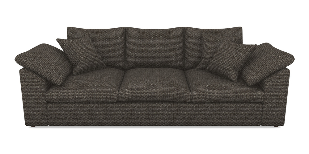 Product photograph of Big Softie Sloped Arm Sloped Arm 4 Seater Sofa In Cloth 20 - Design 3 - Chestnut Weave from Sofas and Stuff Limited