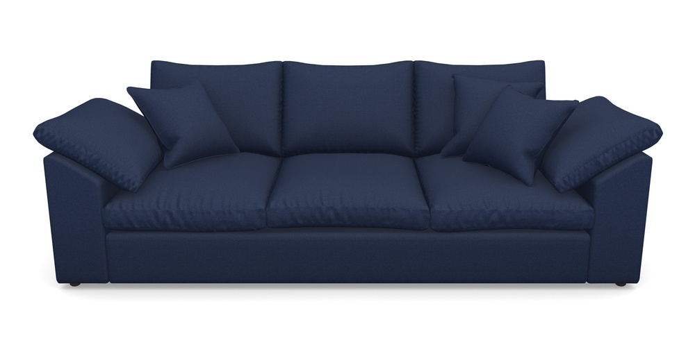 Product photograph of Big Softie Sloped Arm Sloped Arm 4 Seater Sofa In Eco Washable Cotton - Admiral from Sofas and Stuff Limited