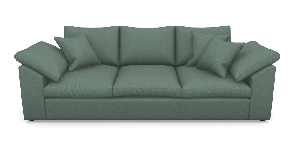 Product photograph of Big Softie Sloped Arm Sloped Arm 4 Seater Sofa In Eco Washable Cotton - Mineral from Sofas and Stuff Limited