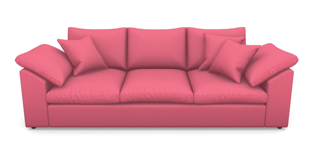 Product photograph of Big Softie Sloped Arm Sloped Arm 4 Seater Sofa In Eco Washable Cotton - Orchid from Sofas and Stuff Limited