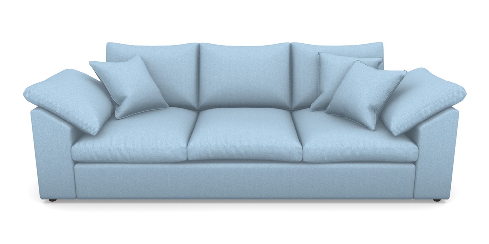 Product photograph of Big Softie Sloped Arm Sloped Arm 4 Seater Sofa In Eco Washable Cotton - Sky from Sofas and Stuff Limited