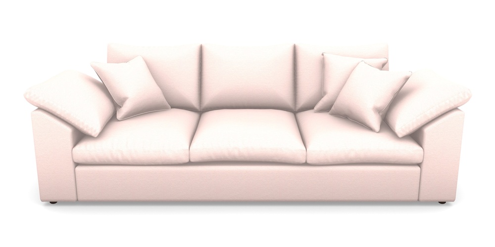 Product photograph of Big Softie Sloped Arm Sloped Arm 4 Seater Sofa In Eco Washable Cotton - Sugar from Sofas and Stuff Limited