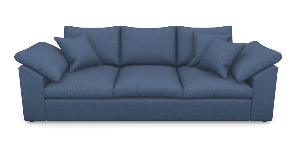 Product photograph of Big Softie Sloped Arm Sloped Arm 4 Seater Sofa In Eco Washable Cotton - Twilight from Sofas and Stuff Limited