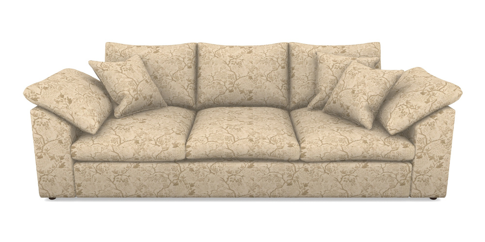 Product photograph of Big Softie Sloped Arm Sloped Arm 4 Seater Sofa In Rhs Collection - Gertrude Jekyll Linen Cotton Blend - Sand from Sofas and Stuff Limited