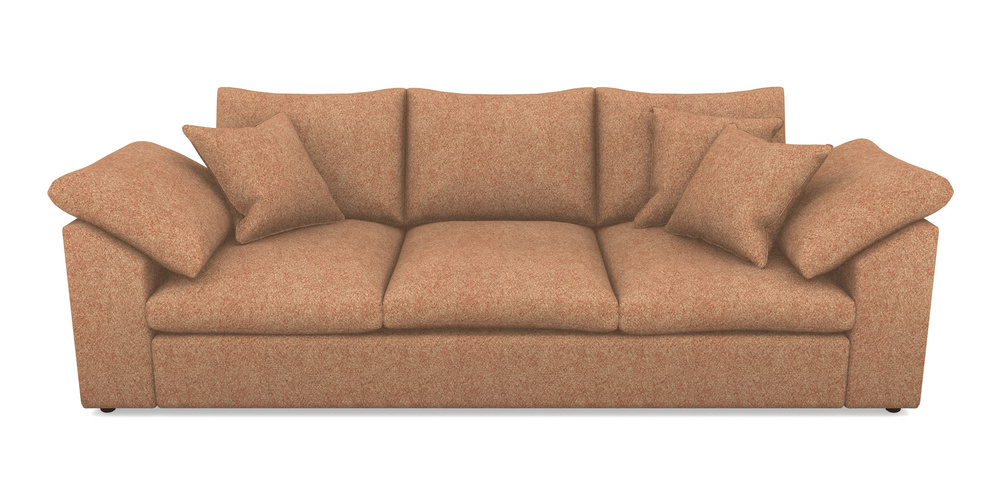 Product photograph of Big Softie Sloped Arm Sloped Arm 4 Seater Sofa In Cloth 22 Weaves - Grand Teton - Amber from Sofas and Stuff Limited