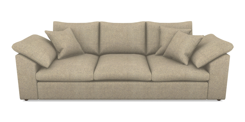 Product photograph of Big Softie Sloped Arm Sloped Arm 4 Seater Sofa In Cloth 22 Weaves - Grand Teton - Quartz from Sofas and Stuff Limited