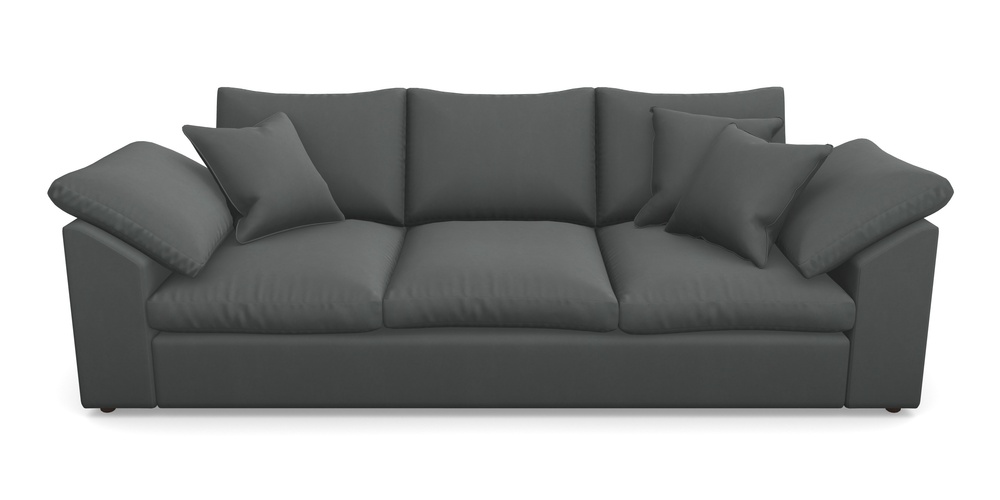 Product photograph of Big Softie Sloped Arm Sloped Arm 4 Seater Sofa In House Clever Velvet - Slate from Sofas and Stuff Limited