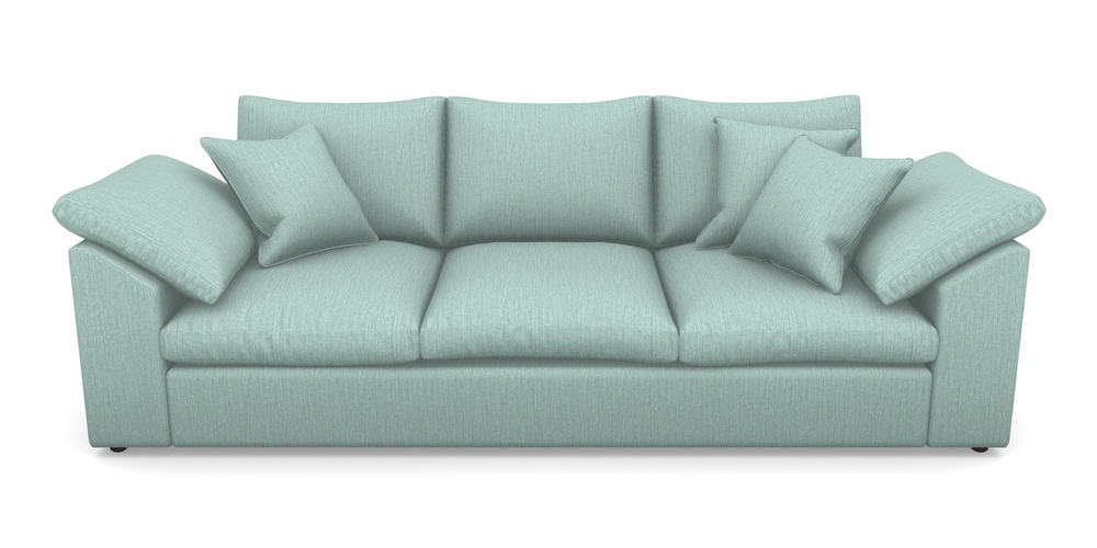 Product photograph of Big Softie Sloped Arm Sloped Arm 4 Seater Sofa In Herringbone - Reef from Sofas and Stuff Limited