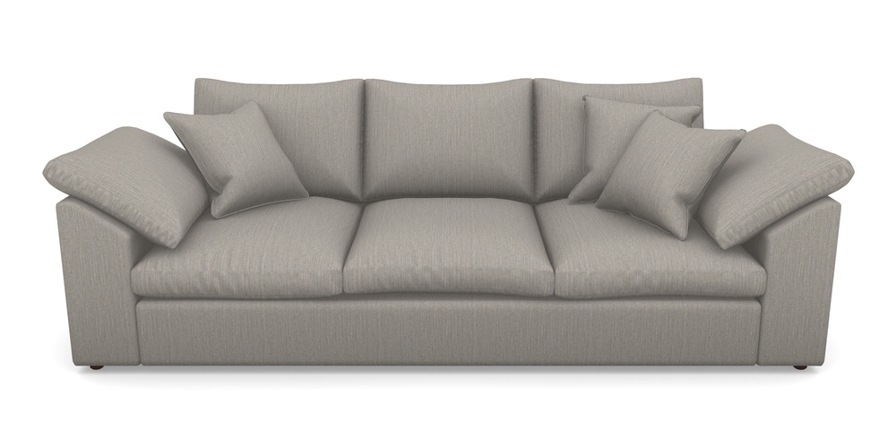 Product photograph of Big Softie Sloped Arm Sloped Arm 4 Seater Sofa In Herringbone - Shadow from Sofas and Stuff Limited