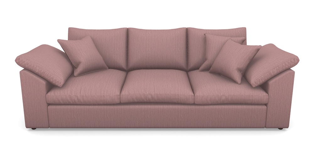 Product photograph of Big Softie Sloped Arm Sloped Arm 4 Seater Sofa In Herringbone - Thistle from Sofas and Stuff Limited