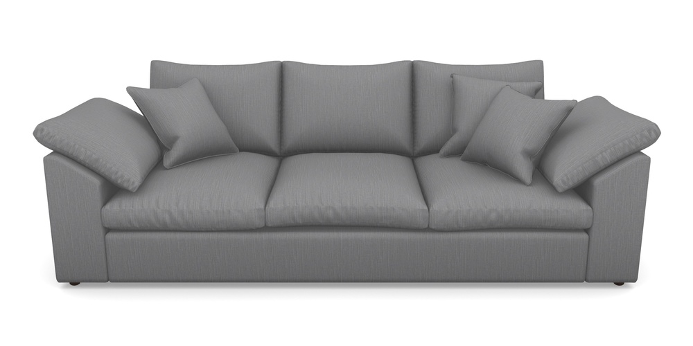 Product photograph of Big Softie Sloped Arm Sloped Arm 4 Seater Sofa In Herringbone - Thunder from Sofas and Stuff Limited