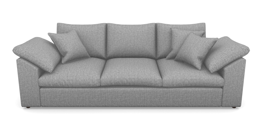 Product photograph of Big Softie Sloped Arm Sloped Arm 4 Seater Sofa In House Plain - Nickel from Sofas and Stuff Limited