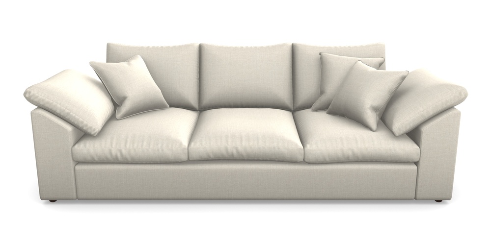 Product photograph of Big Softie Sloped Arm Sloped Arm 4 Seater Sofa In House Plain - Putty from Sofas and Stuff Limited