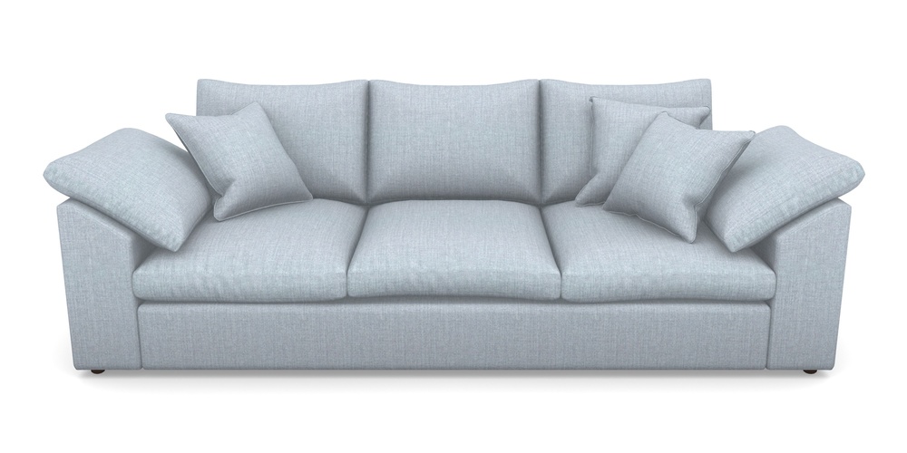 Product photograph of Big Softie Sloped Arm Sloped Arm 4 Seater Sofa In House Plain - Sky from Sofas and Stuff Limited