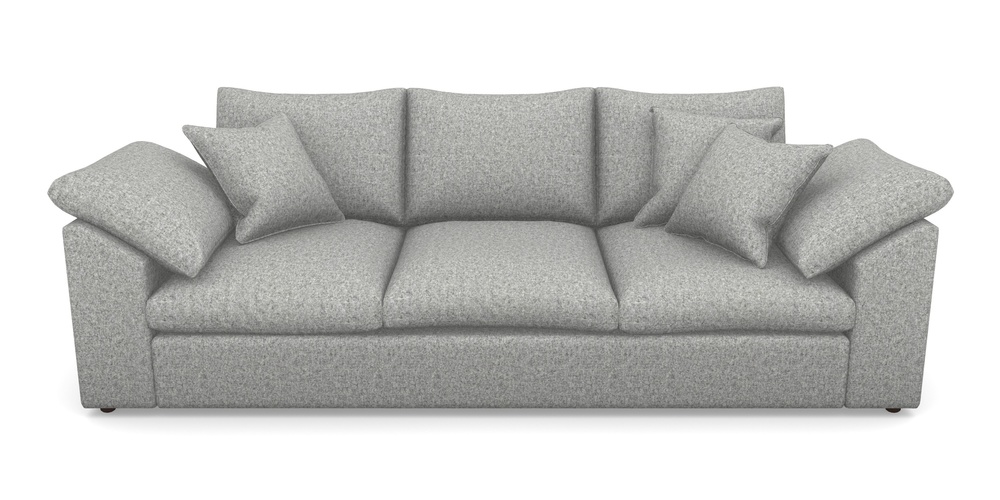 Product photograph of Big Softie Sloped Arm Sloped Arm 4 Seater Sofa In House Wool - Mercury from Sofas and Stuff Limited
