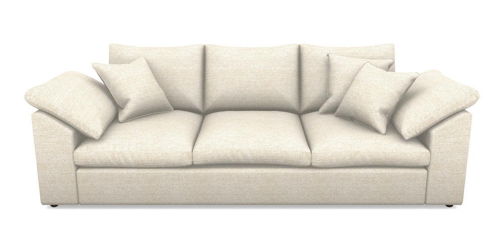 Product photograph of Big Softie Sloped Arm Sloped Arm 4 Seater Sofa In Sanday Linen - Natural from Sofas and Stuff Limited