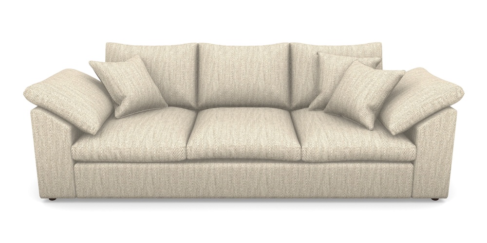 Product photograph of Big Softie Sloped Arm Sloped Arm 4 Seater Sofa In Swaledale - Linen from Sofas and Stuff Limited