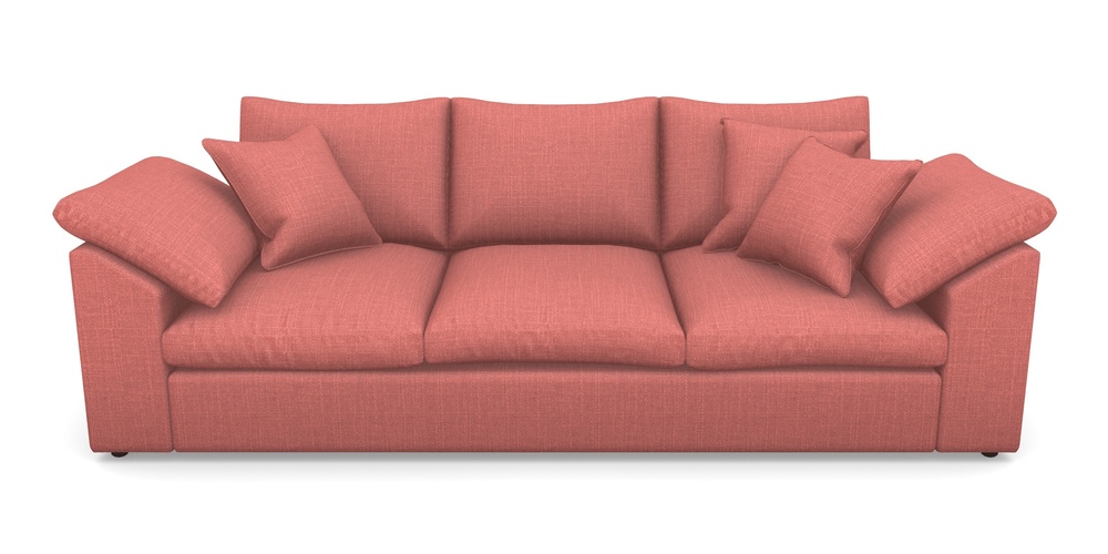 Product photograph of Big Softie Sloped Arm Sloped Arm 4 Seater Sofa In Tough As Houses - Dusky Rose from Sofas and Stuff Limited