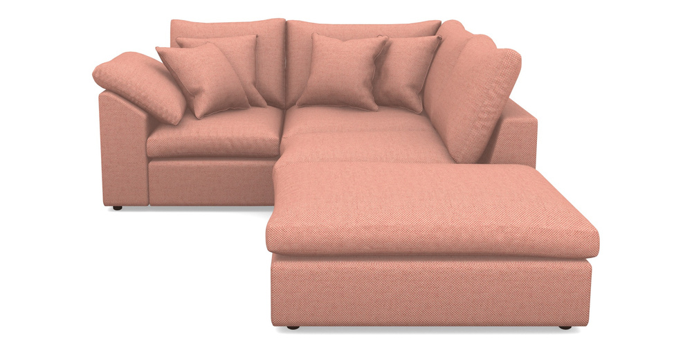 Product photograph of Big Softie Sloped Arm Sloped Arm Small Lhf In Basket Weave - Peony from Sofas and Stuff Limited