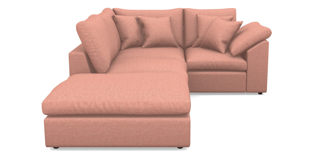 Product photograph of Big Softie Sloped Arm Sloped Arm Small Rhf In Basket Weave - Peony from Sofas and Stuff Limited
