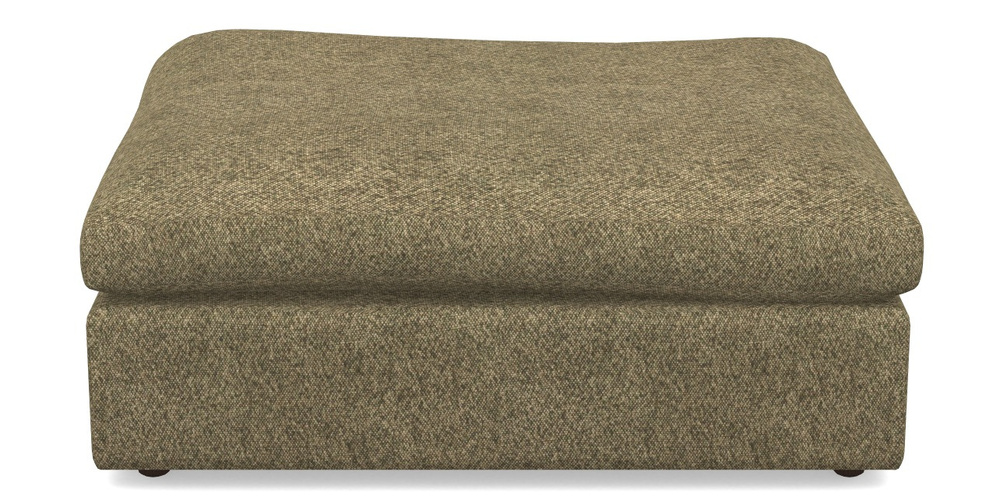 Product photograph of Big Softie Sloped Arm Footstool In Cloth 22 Weaves - Grand Teton - Jade from Sofas and Stuff Limited