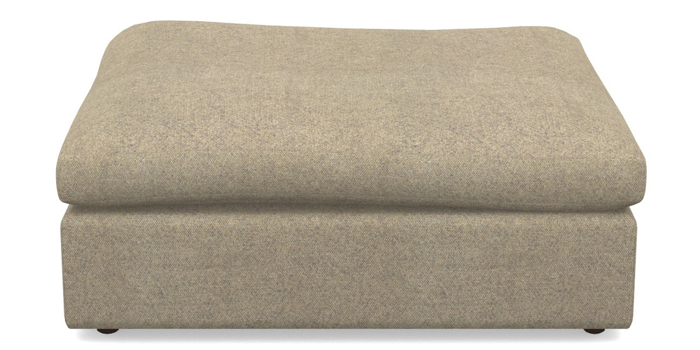 Product photograph of Big Softie Sloped Arm Footstool In Cloth 22 Weaves - Grand Teton - Quartz from Sofas and Stuff Limited