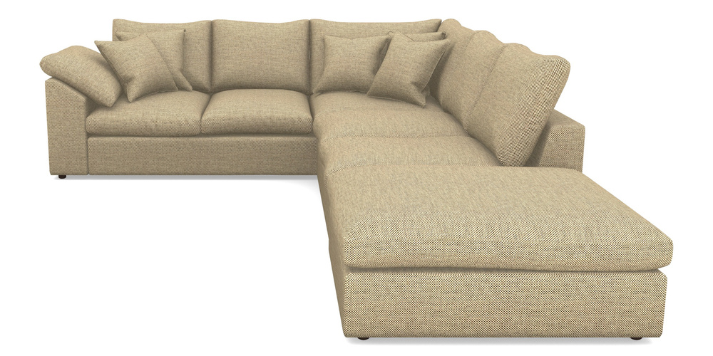 Product photograph of Big Softie Sloped Arm Sloped Arm Large Lhf In Basket Weave - Ebony from Sofas and Stuff Limited