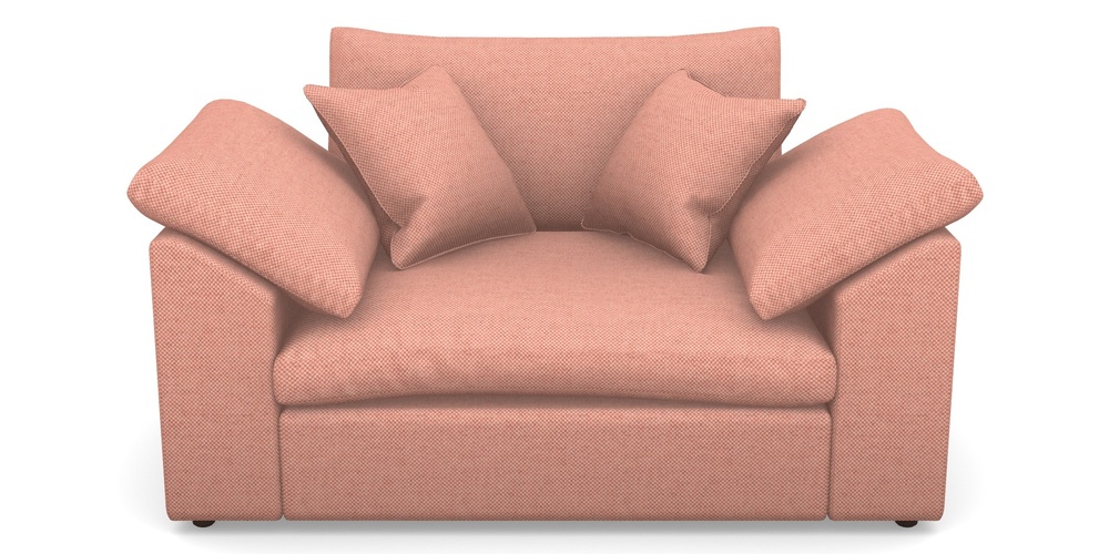 Product photograph of Big Softie Sloped Arm Sloped Arm Snuggler In Basket Weave - Peony from Sofas and Stuff Limited