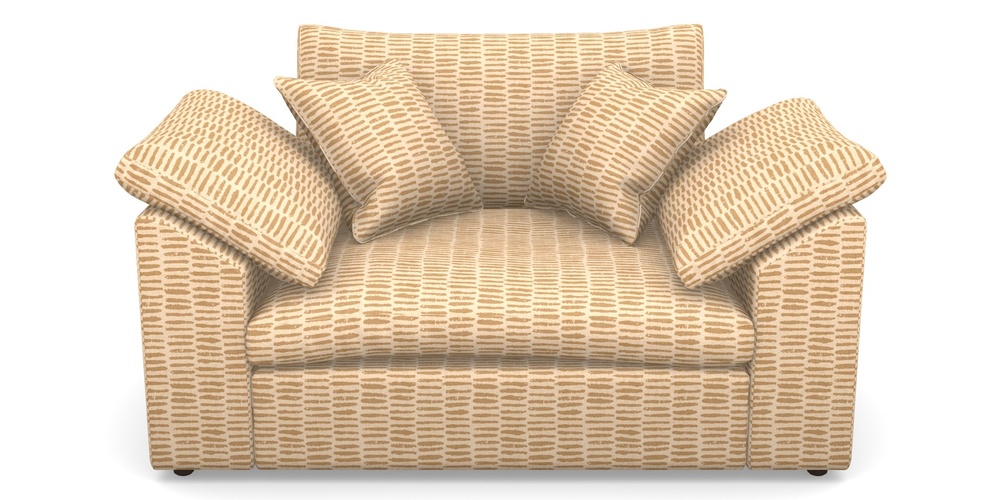 Product photograph of Big Softie Sloped Arm Sloped Arm Snuggler In Cloth 18 - Daub - Fudge from Sofas and Stuff Limited