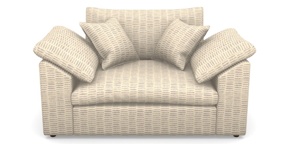 Product photograph of Big Softie Sloped Arm Sloped Arm Snuggler In Cloth 18 - Daub - Lavender from Sofas and Stuff Limited