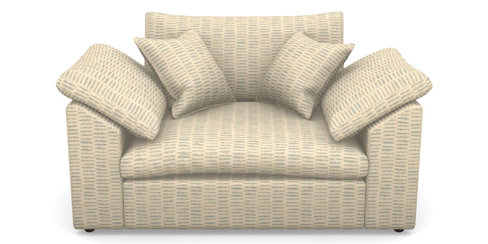 Product photograph of Big Softie Sloped Arm Sloped Arm Snuggler In Cloth 18 - Daub - Monsoon from Sofas and Stuff Limited