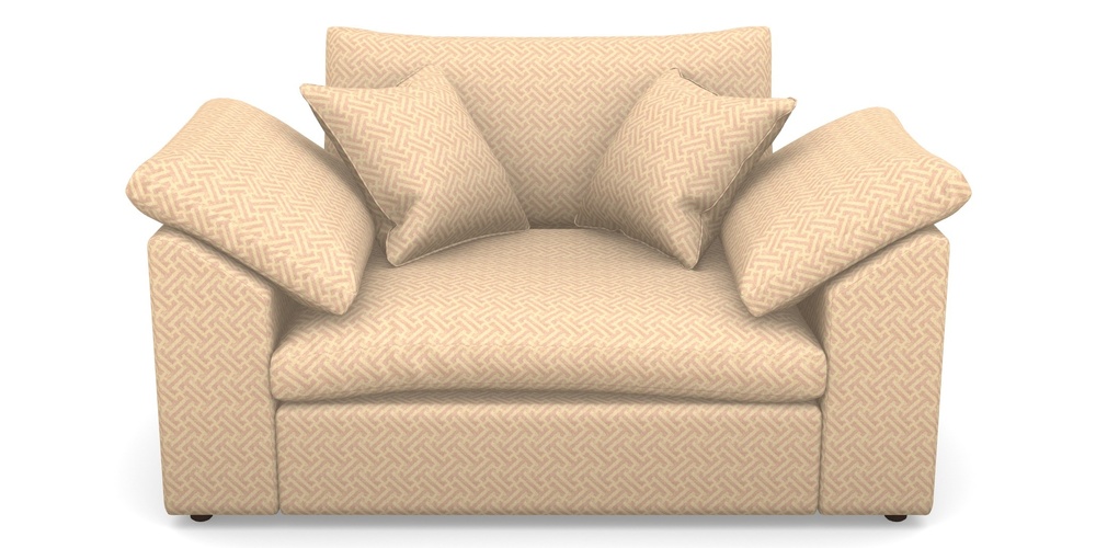 Product photograph of Big Softie Sloped Arm Sloped Arm Snuggler In Cloth 18 - Key - Rose from Sofas and Stuff Limited