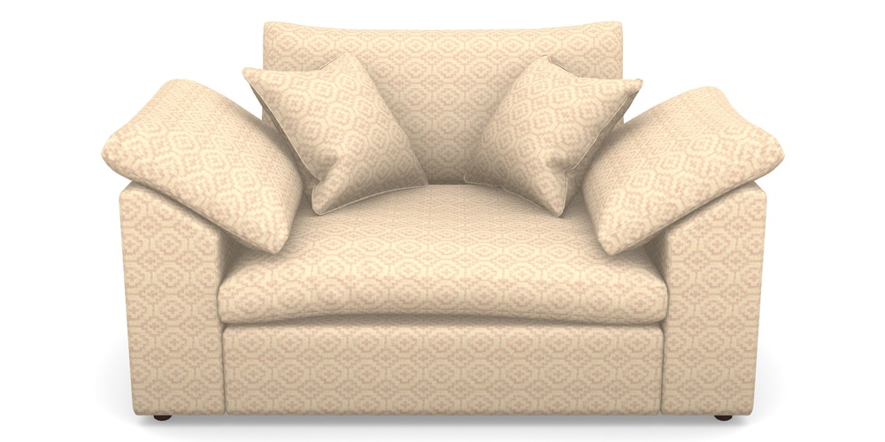 Product photograph of Big Softie Sloped Arm Sloped Arm Snuggler In Cloth 18 - Tile - Rose from Sofas and Stuff Limited