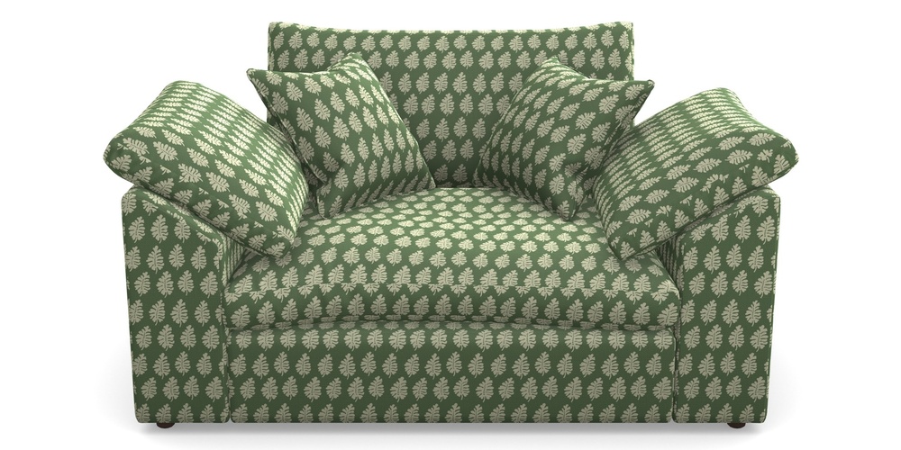 Product photograph of Big Softie Sloped Arm Sloped Arm Snuggler In Cloth 21 - Oak Leaf - Forest from Sofas and Stuff Limited