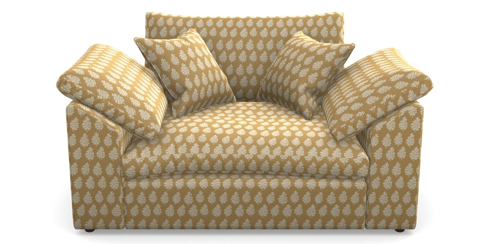 Product photograph of Big Softie Sloped Arm Sloped Arm Snuggler In Cloth 21 - Oak Leaf - Quince from Sofas and Stuff Limited