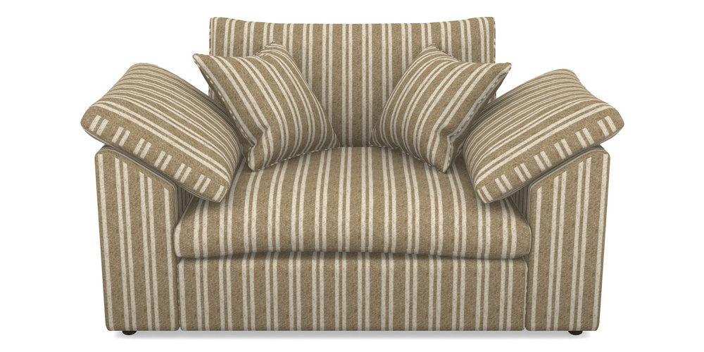 Product photograph of Big Softie Sloped Arm Sloped Arm Snuggler In Cloth 22 - Barcode - Fallen Leaf from Sofas and Stuff Limited