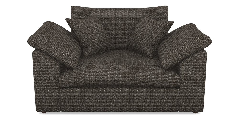 Product photograph of Big Softie Sloped Arm Sloped Arm Snuggler In Cloth 20 - Design 3 - Chestnut Weave from Sofas and Stuff Limited