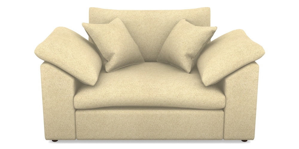 Product photograph of Big Softie Sloped Arm Sloped Arm Snuggler In Cloth 22 Weaves - Grand Teton - Chalk from Sofas and Stuff Limited