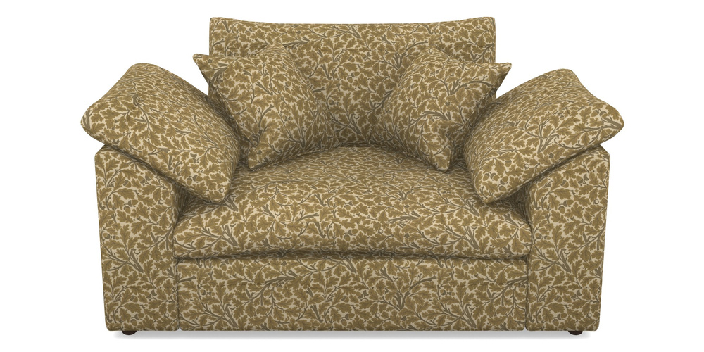 Product photograph of Big Softie Sloped Arm Sloped Arm Snuggler In V A Drawn From Nature Collection - Oak Tree - Gold from Sofas and Stuff Limited