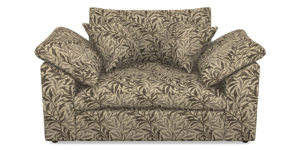 Product photograph of Big Softie Sloped Arm Sloped Arm Snuggler In V A Drawn From Nature - Willow Bough Large - Brown from Sofas and Stuff Limited