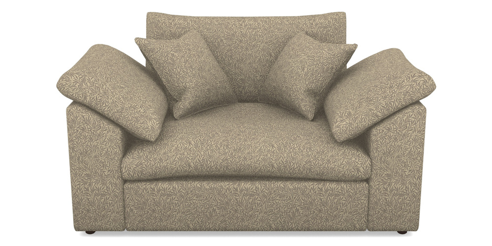 Product photograph of Big Softie Sloped Arm Sloped Arm Snuggler In V A Drawn From Nature Collection - Willow - Grey from Sofas and Stuff Limited