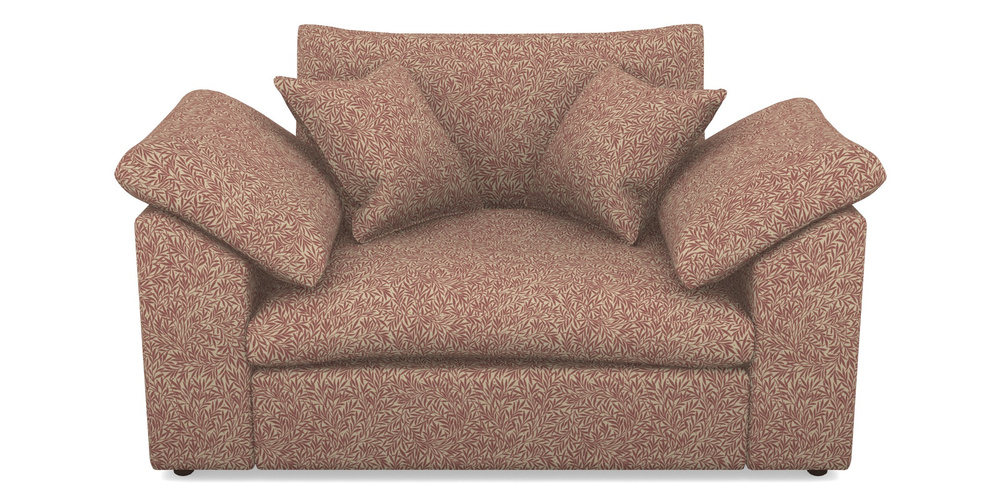 Product photograph of Big Softie Sloped Arm Sloped Arm Snuggler In V A Drawn From Nature Collection - Willow - Red from Sofas and Stuff Limited