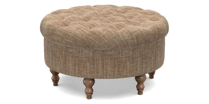 Burford Footstool in V&A Threads of India Opulent Velvets Lahore Dynasty Flame with fringe in Sophie Bullion Fringe Currant