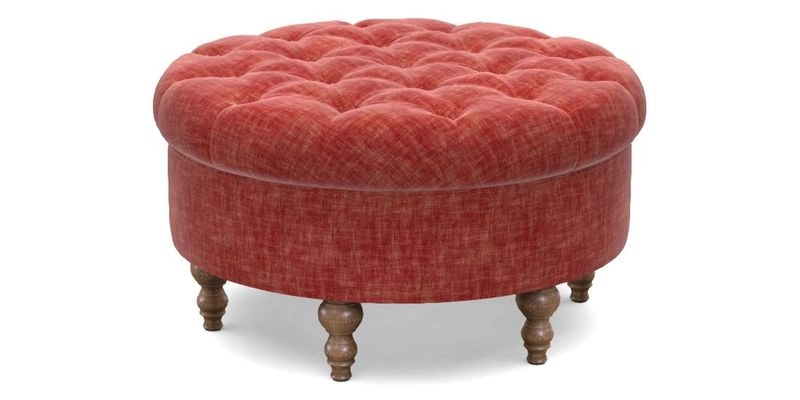 Burford Footstool in V&A Threads of India Opulent Velvets Lahore Dynasty Flame with fringe in Sophie Bullion Fringe Currant Burford Footstool in V&A Threads of India Opulent Velvets Lahore Dynasty Flame with fringe in Sophie Bullion Fringe Currant